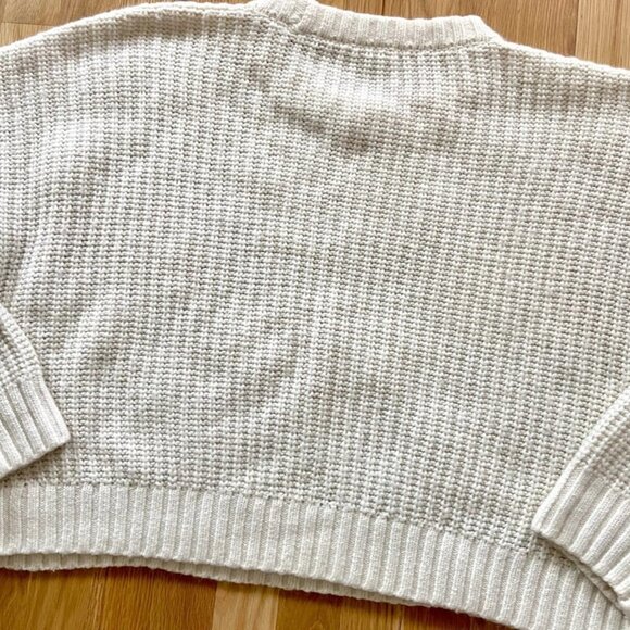 Nwt Madewell Everett Rib Play Ribbed Cable Knit Sweater Pullover 2X - Picture 9 of 11